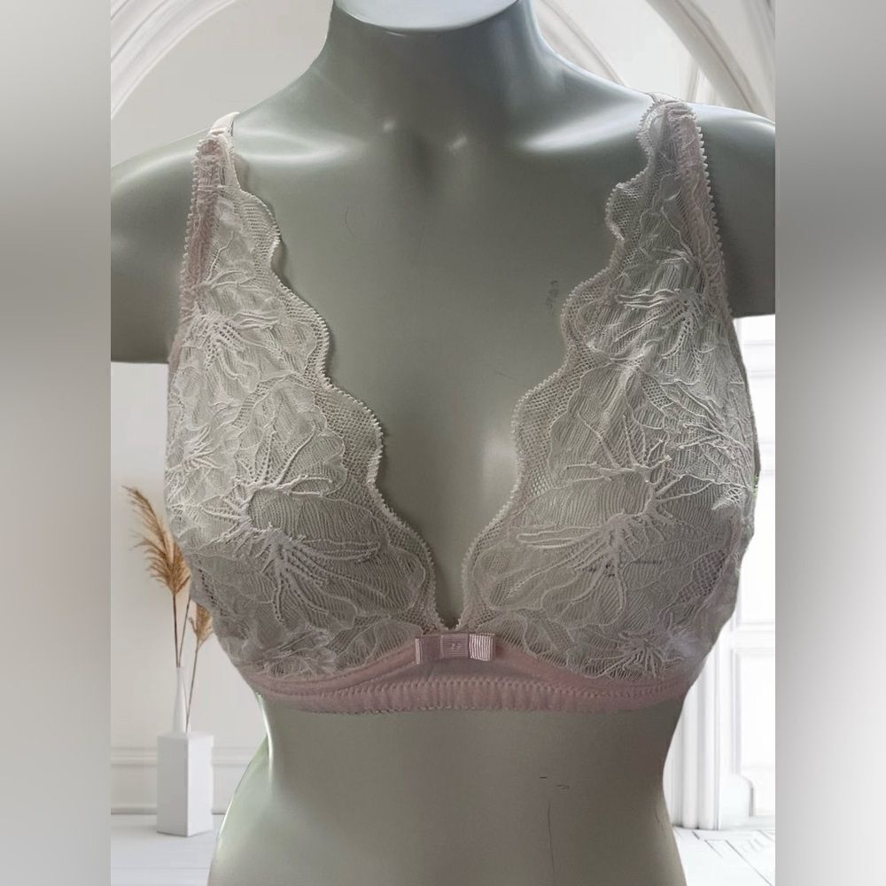 Addiction Peach Lace No‎ Wire Bra